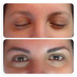 Permanent Make-Up Augenbrauen vorher nachher